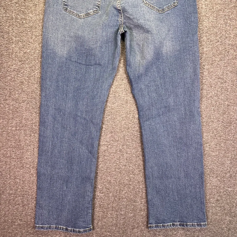 George Bootcut Jeans Mens 36x30 Medium Wash Stretch Casual Classic Denim GM0103